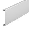 Oberteil glatt 80x2000mm, PVC, lichtgrau, RAL 7035