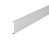 Oberteil 12x76,5x2000, Alu, reinweiß, RAL 9010