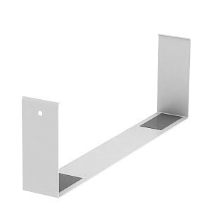 Stoßstellenabdeckung 70x210x30mm, St, reinweiß, RAL 9010