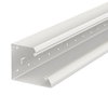 Geräteeinbaukanal asymmetrisch 133x110x2000, St, reinweiß, RAL 9010