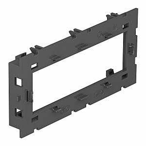 Montageträger für Modul 45 offene Ausführung 15x76x160, PA, lichtgrau, RAL 7035