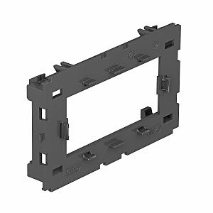 Montageträger für Modul 45 offene Ausführung 15x76x127, PA, lichtgrau, RAL 7035