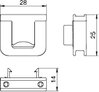 Zugentlastung für Gerätedosen 7GD und 71GD 28x34x14, PA