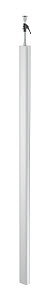 Installationssäule Boden/Decke 3000x80x130, Alu, EL