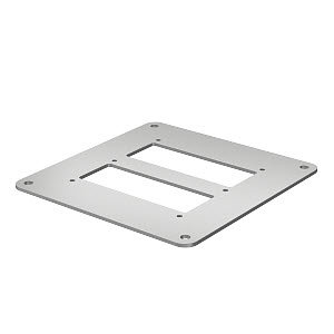 Bodenplatte 200x170x3mm, St, FSK, weißaluminium, RAL 9006