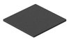 Gummiunterlage 140x110x4, GUM, schwarz