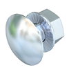 Flachrundschraube mit Kombimutter M6x12, St, G