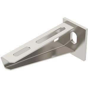 Wand- und Stielausleger mit angeschweißter Kopfplatte B110mm, A2, 1.4301, 2B