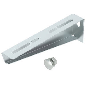 Wand- und Stielausleger mit BefestigungsschraubeM10x25 B210mm, St, FS