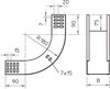 Vertikalbogen 90° steigend 60x300, St, FS