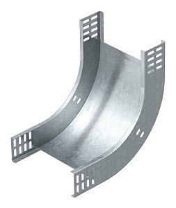 Vertikalbogen 90° steigend 60x300, St, FS
