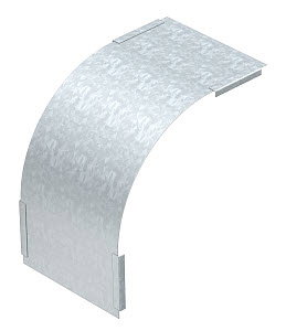 Deckel für Vertikalbogen 90° fallend B100mm, St, FS