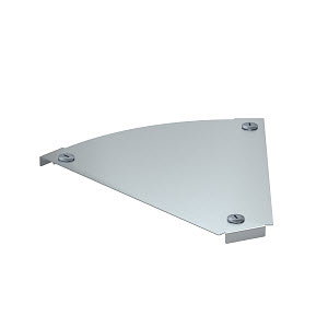 Deckel Bogen 45° für Bogen RBM 45 300 B=300mm, St, FS