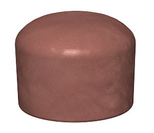 Stopfen intumeszierend Ø107x70mm, braun