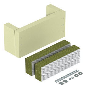 Zugentlastung für senkrechte Kabelverlegung 540x220x160
