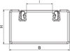 Brandschutzkanal I30 bis I120 mit Innenbeschichtung 70x110x2000, St, FS