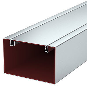 Brandschutzkanal I30 bis I120 mit Innenbeschichtung 70x110x2000, St, FS