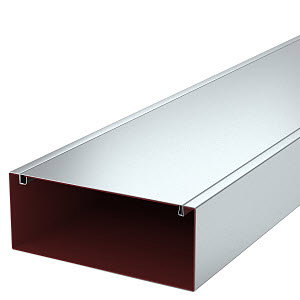 Brandschutzkanal I30 bis I120 mit Innenbeschichtung 100x250x2000, St, FS