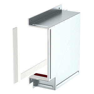 Flachwinkel für Wand- und Deckenmontage 100x250, St, FS