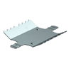 Stoßstellenverbinder für PLM D 0404 54x39x5x, A2, 1.4310, BK