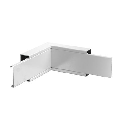 Inneneck mit Brandschutzgewebe 290x100x290, St, P, reinweiß, RAL 9010