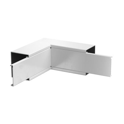 Inneneck mit Brandschutzgewebe 330x100x330, St, P, reinweiß, RAL 9010