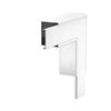 Flachwinkel mit Brandschutzgewebe 350x350x80, St, P, reinweiß, RAL 9010