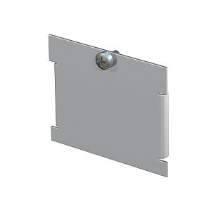 Blindabdeckung MTU für Montageträger 62x66x4,5, St, FS, tiefschwarz, RAL 9005