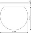 Füllstück für GESRA9/10, H=5mm, HP