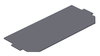 Leerplatzabdeckung 165x76mm, PVC, graphitschwarz, RAL 9011