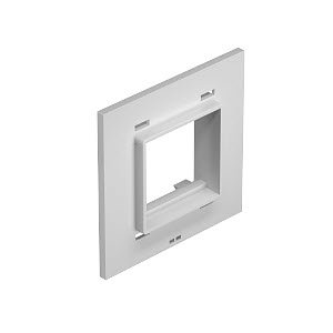 Abdeckplatte 1f Modul 45 für T4L/T8NL, PA, lichtgrau, RAL 7035