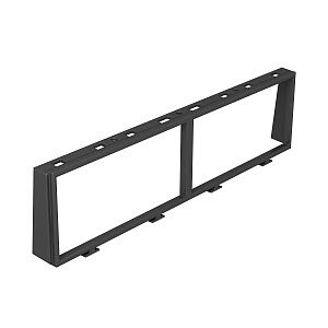 Einbaurahmen für 2f + 2f Modul 45, PC/ABS, graphitschwarz, RAL 9011