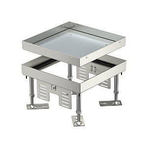 Quadratische Kassette blind 200x200mm, A2, 1.4301