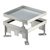 Quadratische Kassette blind 243x243mm, A2, 1.4301