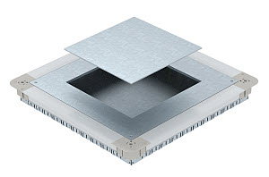 Unterflur-Gerätedose für GES9/55UV 467x467x55, St, FS