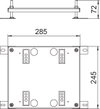 Höhenerweiterung für UDHome9 245x256x15, St, FS