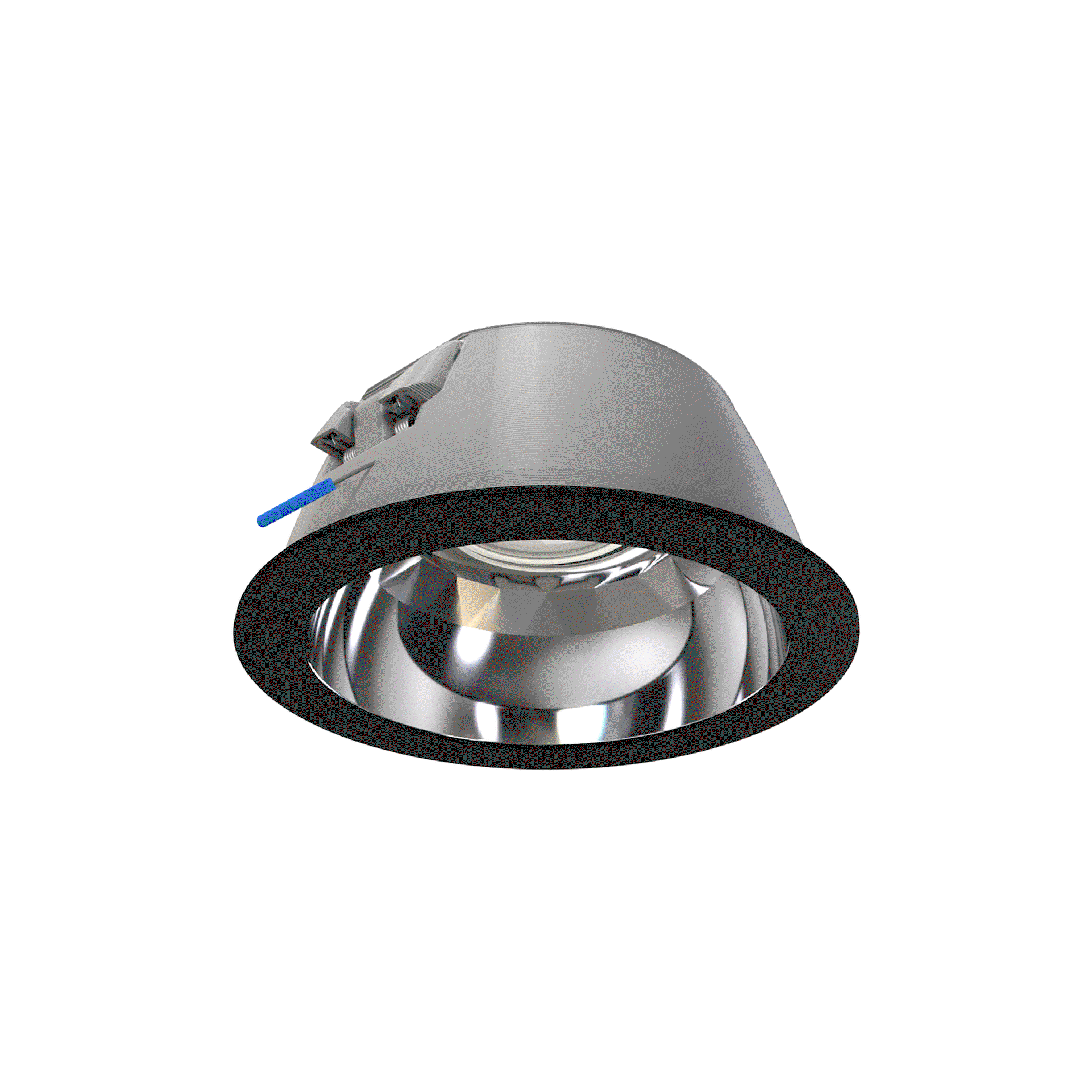 GreenSpace Downlight, 3D printed, 13.4 W, D200 mm, 2100 lm, 4000 K, Hochglanzreflektor, Klar, IP20 – Bild 2 von 5