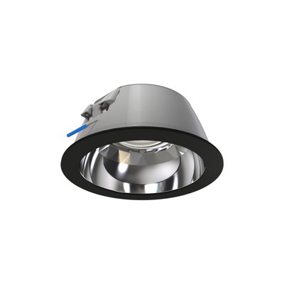 GreenSpace Downlight, 3D printed, 13.5 W, D200 mm, 2100 lm, 4000 K, Hochglanzreflektor, Klar, IP20