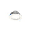 GreenSpace Downlight, 3D printed, 13.5 W, D150 mm, 1850 lm, 4000 K, Weißer Reflektor, Opal, IP20/54