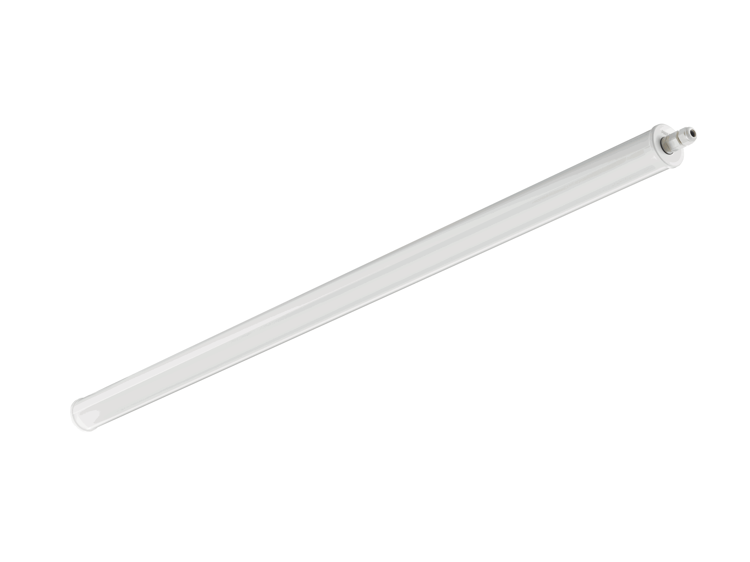 CoreLine Feuchtraum-Rohrleuchte WT210C, 54 W, L1500 mm, 7000 lm, 4000 K, Sehr breitstrahlend, Opal, IP69K, IK06, TW1