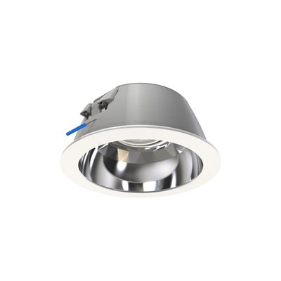 GreenSpace Downlight, 3D printed, 13.5 W, D200 mm, 2100 lm, 4000 K, Hochglanzreflektor, Klar, IP20
