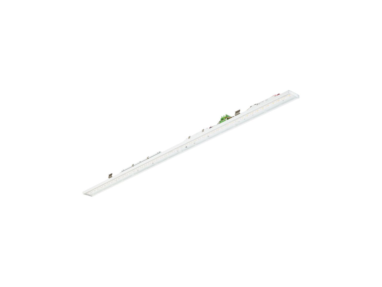 Maxos unify, Trunking light unit, 24 W, 1478 mm, 4000 lm, 4000 K, DALI-regelbar, Interact Ready, Sehr breitstrahlend, Texturiert, Weiß, IP20