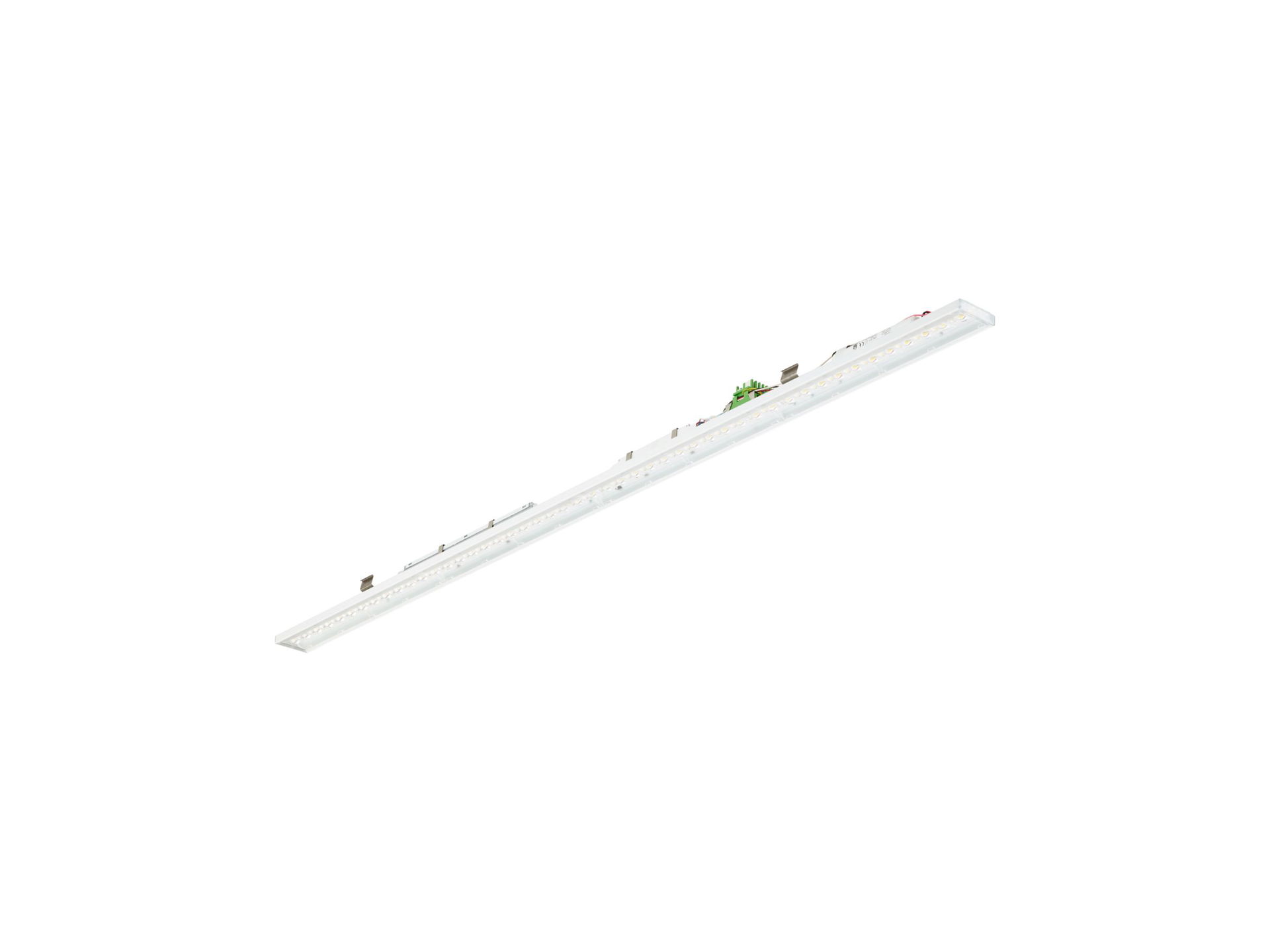 Maxos unify, Trunking light unit, 24 W, 1478 mm, 4000 lm, 4000 K, DALI-regelbar, Interact Ready, Sehr breitstrahlend, Texturiert, Weiß, IP20