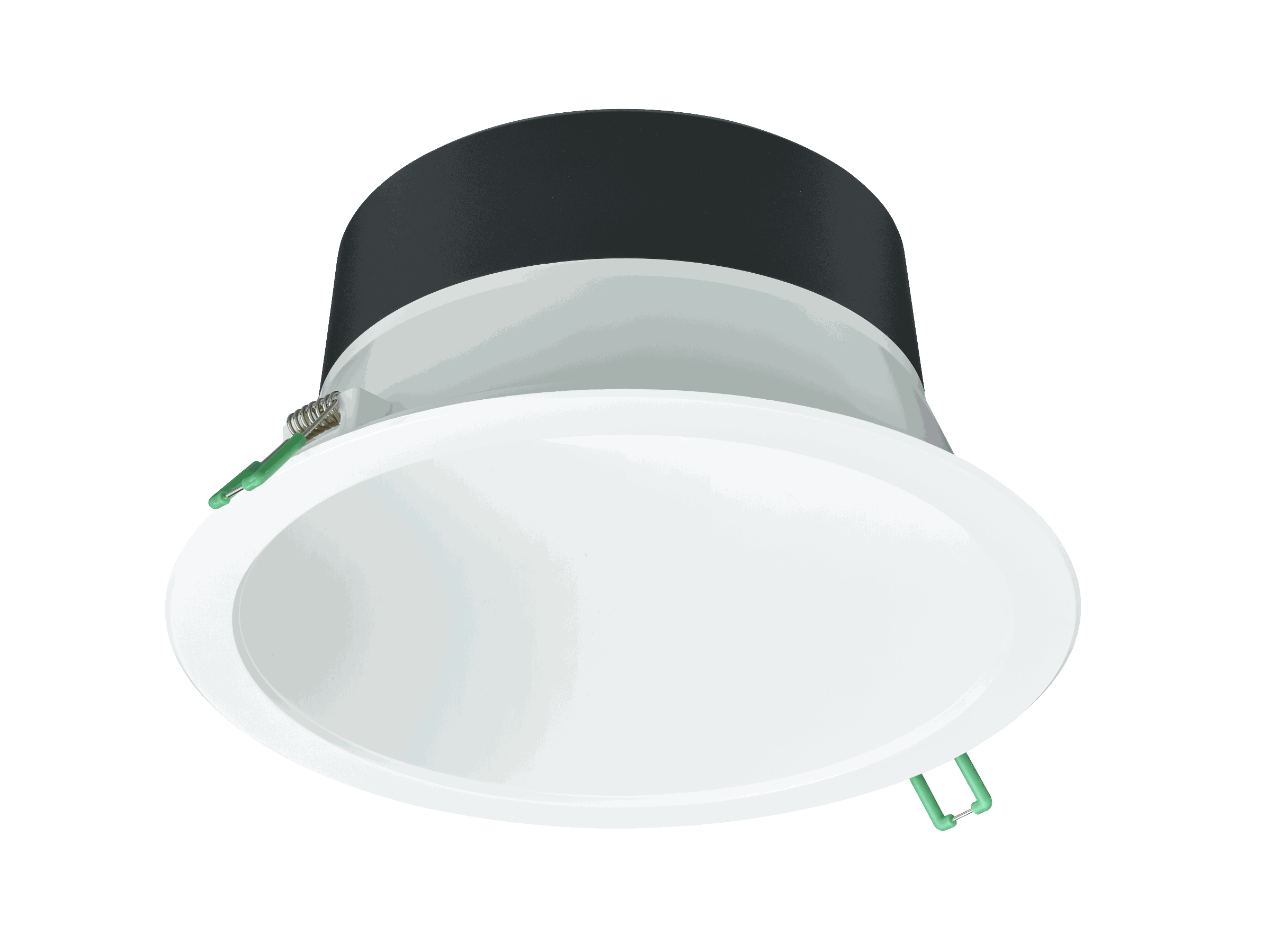 CoreLine Downlight Gen 5, 20.4 W, D200 mm, 2350 lm, 3000 K, Kabellos, Interact Ready, Weißer Reflektor, IP20/54
