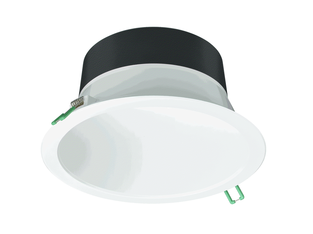 CoreLine Downlight Gen 5, 20.4 W, D200 mm, 2000 lm, 3000 K, Kabellos, Interact Ready, Weißer Reflektor, IP20/54, EL-ready – Bild 2 von 7