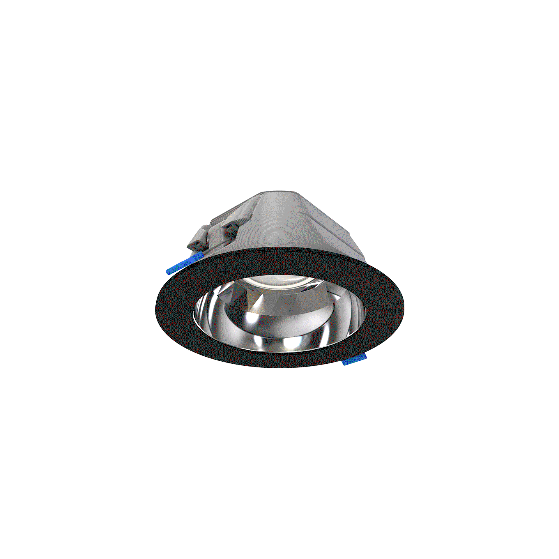GreenSpace Downlight, 3D printed, 13.4 W, D150 mm, 2100 lm, 4000 K, Hochglanzreflektor, Klar, IP20 – Bild 2 von 5