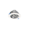 GreenSpace Downlight, 3D printed, 13.5 W, D150 mm, 2000 lm, 4000 K, UGR19, Hochglanzreflektor, Klar, IP20