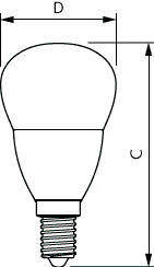 CorePro, LEDbulb, P45, 25 W, E14, 2700 K, 250 lm, CRI 80, 15000 Stunde(n), Kunststoff – Bild 4 von 4