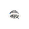 GreenSpace Downlight, 3D printed, 13.5 W, D150 mm, 2000 lm, 4000 K, Hochglanzreflektor, Klar, IP20/54
