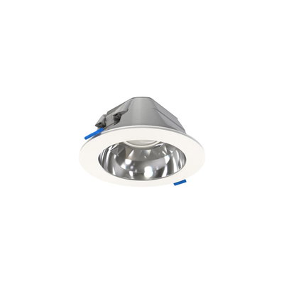 GreenSpace Downlight, 3D printed, 13.5 W, D150 mm, 2000 lm, 4000 K, Hochglanzreflektor, Klar, IP20/54